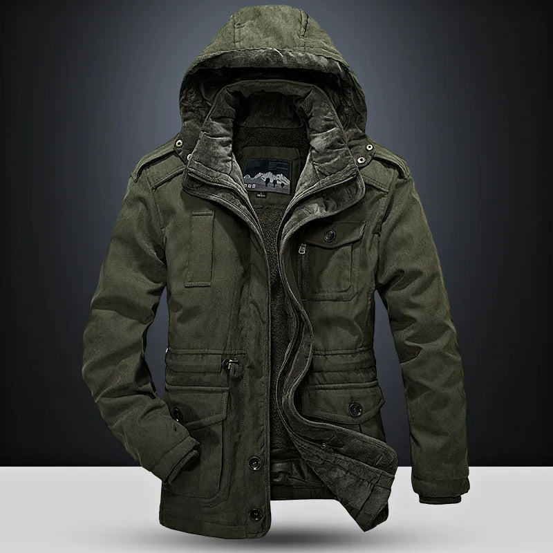 Antoine™ | Luxury Cotton Winter Coat