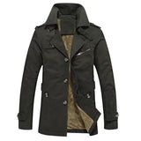 Étienne™ | Sophisticated Men's Trench Coat Featuring Quilted Accents