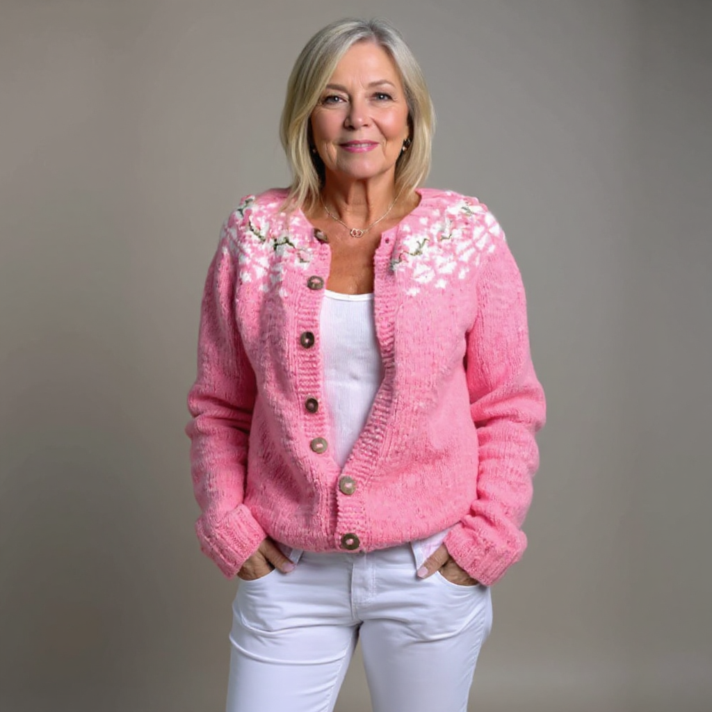 Vera vintage Icelandic cardigan for women | Ellie Dublin