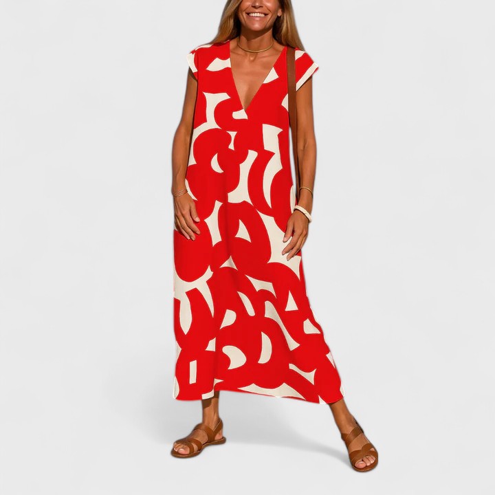 Valery | Floaty V-Neck Dress