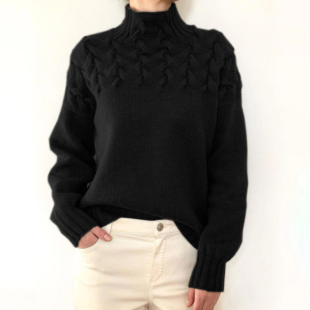 Nina | Cozy Knit Turtleneck